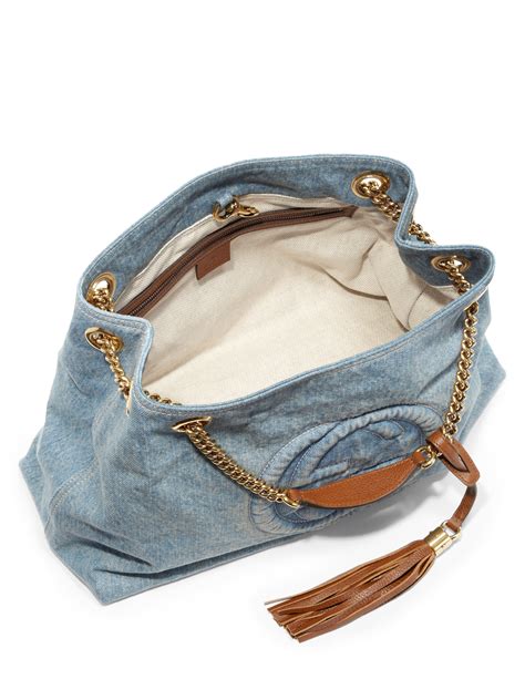 gucci tote bag denim|gucci tote bag canvas.